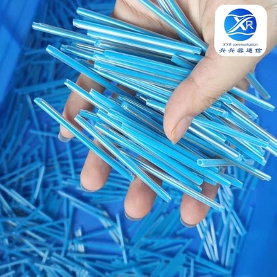 2.7mm Blaue Glasfaser Splice Hülsen, RoHS Glasfaserkabel Hülsen